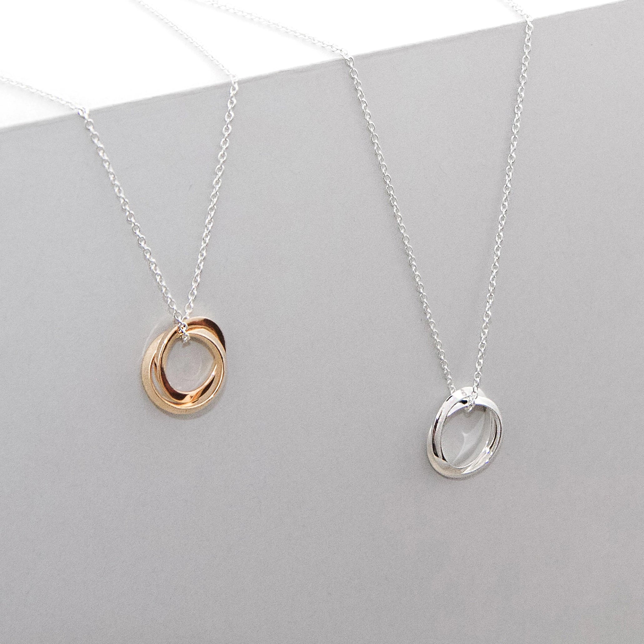Line Union Necklace – Sterling Silver - Camillette