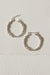 Les grands anneaux Amalgame - Argent Sterling - 34mm
