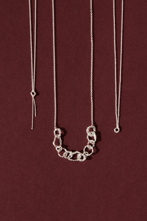 The assembly necklace in sterling silver